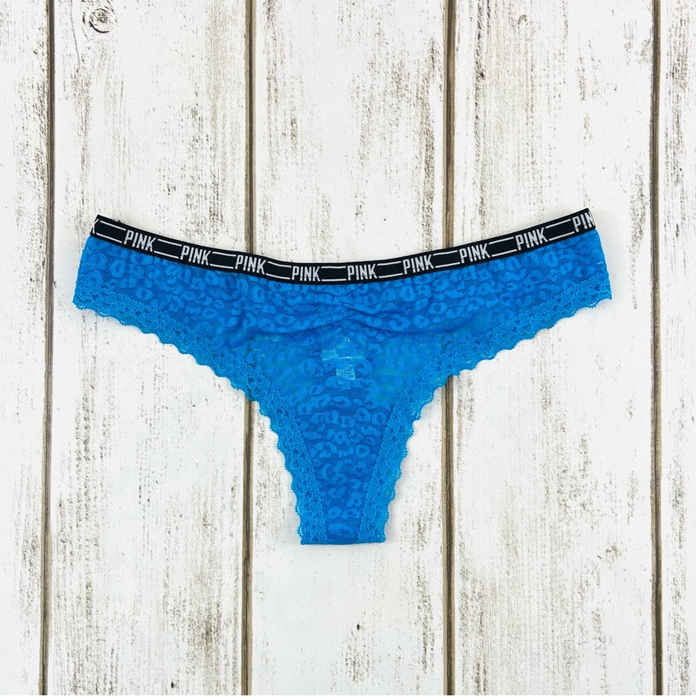 VS PINK Lace Extra Low Rise Thong Large Retired Style